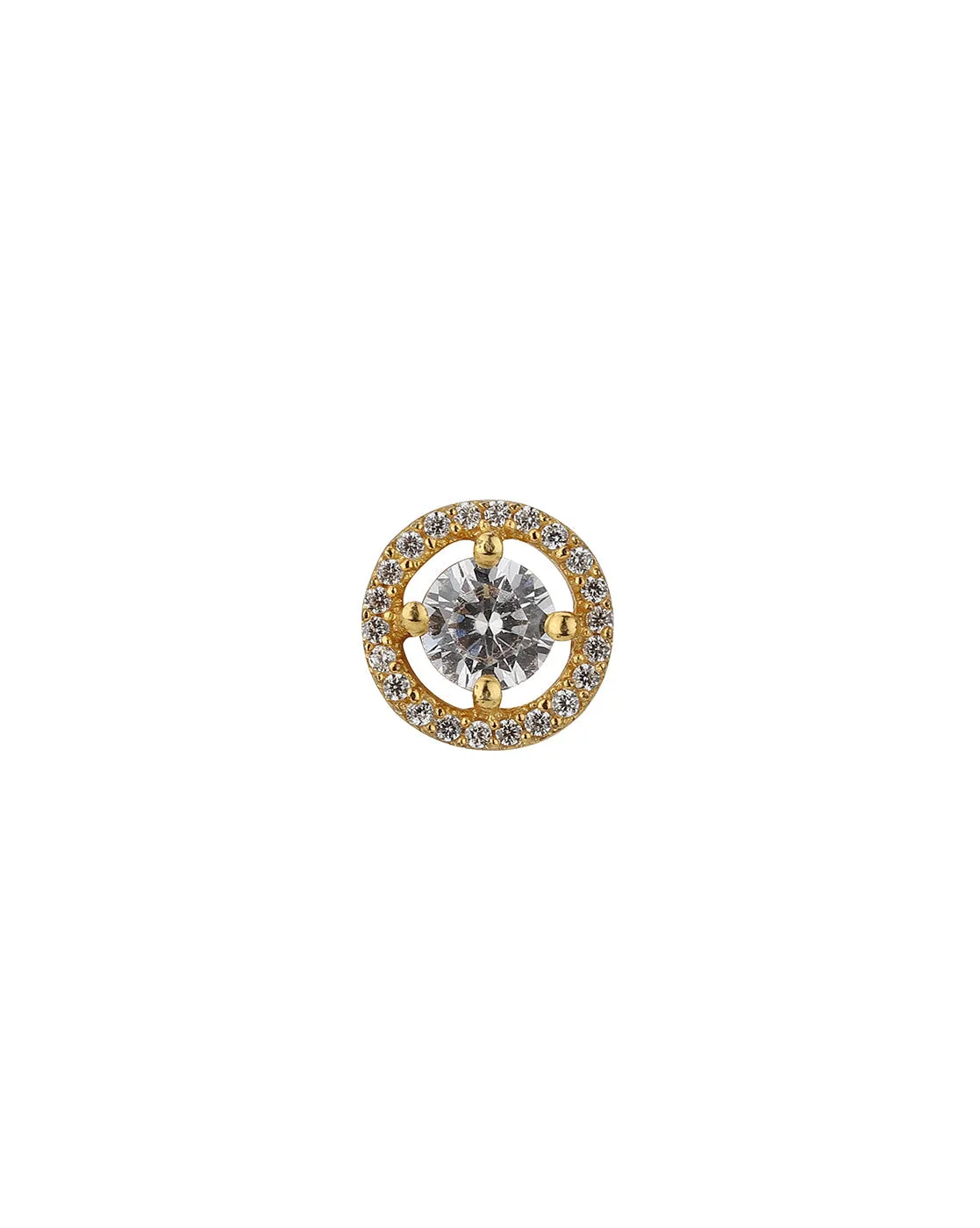 Gold Plated Tasselled Contemporary Drop Earring For Women