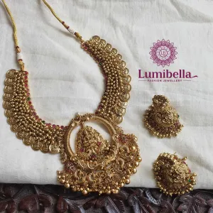 Golden Beads Mahalakshmi  Haram