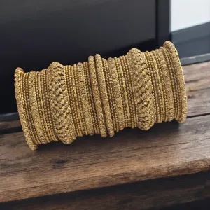 Golden Wedding Chooda Jewellery Set, Kundan Bangles Set, Indian Bangles Set, Pakistani Kundan Jewellery, Bridal Pearl Bangles Jewelry, Bridal Pearl Jewelry Set, Pearl Chura Set, Bollywood Bangles Set