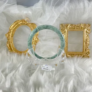 Grade A Natural Jade Bangle with certificate #36331