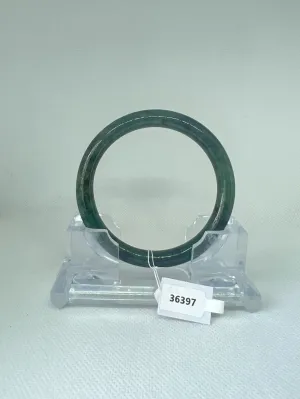 Grade A Natural Jade Bangle with certificate #36397