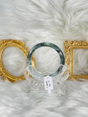 Grade A Natural Jade Bangle with certificate #36744