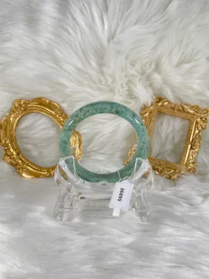 Grade A Natural Jade Bangle with certificate #36895