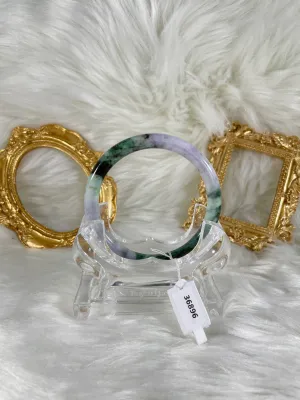 Grade A Natural Jade Bangle with certificate #36896