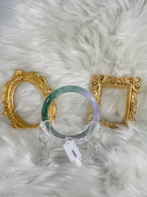 Grade A Natural Jade Bangle with certificate #36965