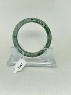 Grade A Natural Jade Bangle with certificate #37097