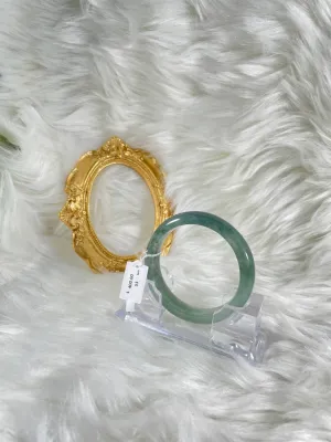 Grade A Natural Jade Bangle with certificate #37133