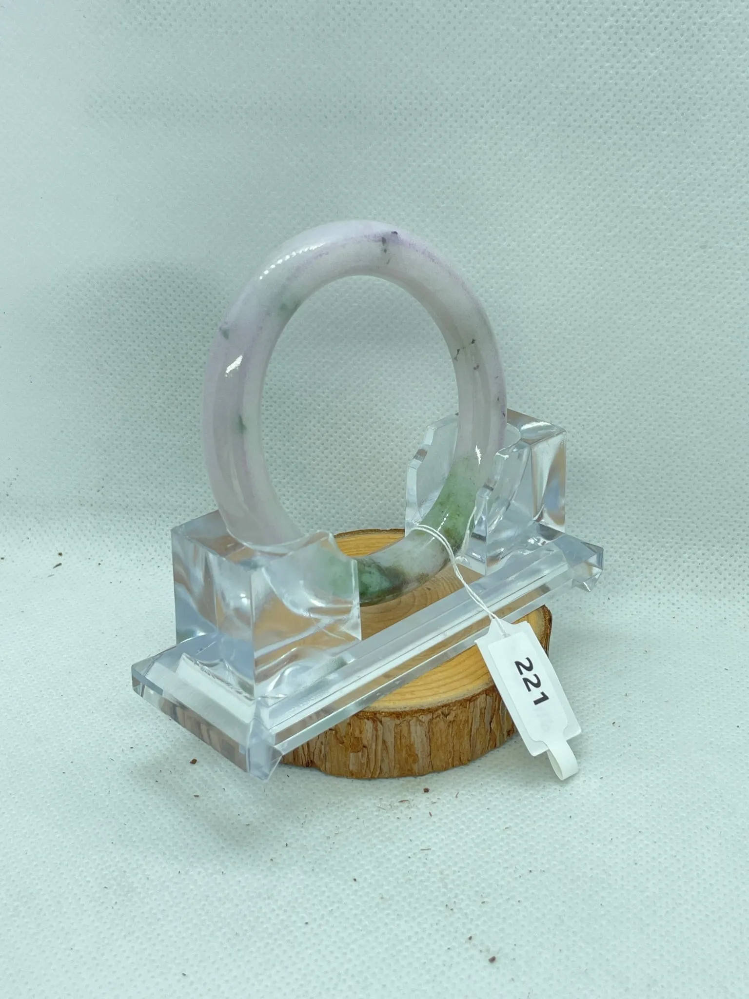 Grade A Natural Jade Bangle without certificate #221
