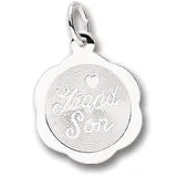 Grandson Charm In Sterling Silver