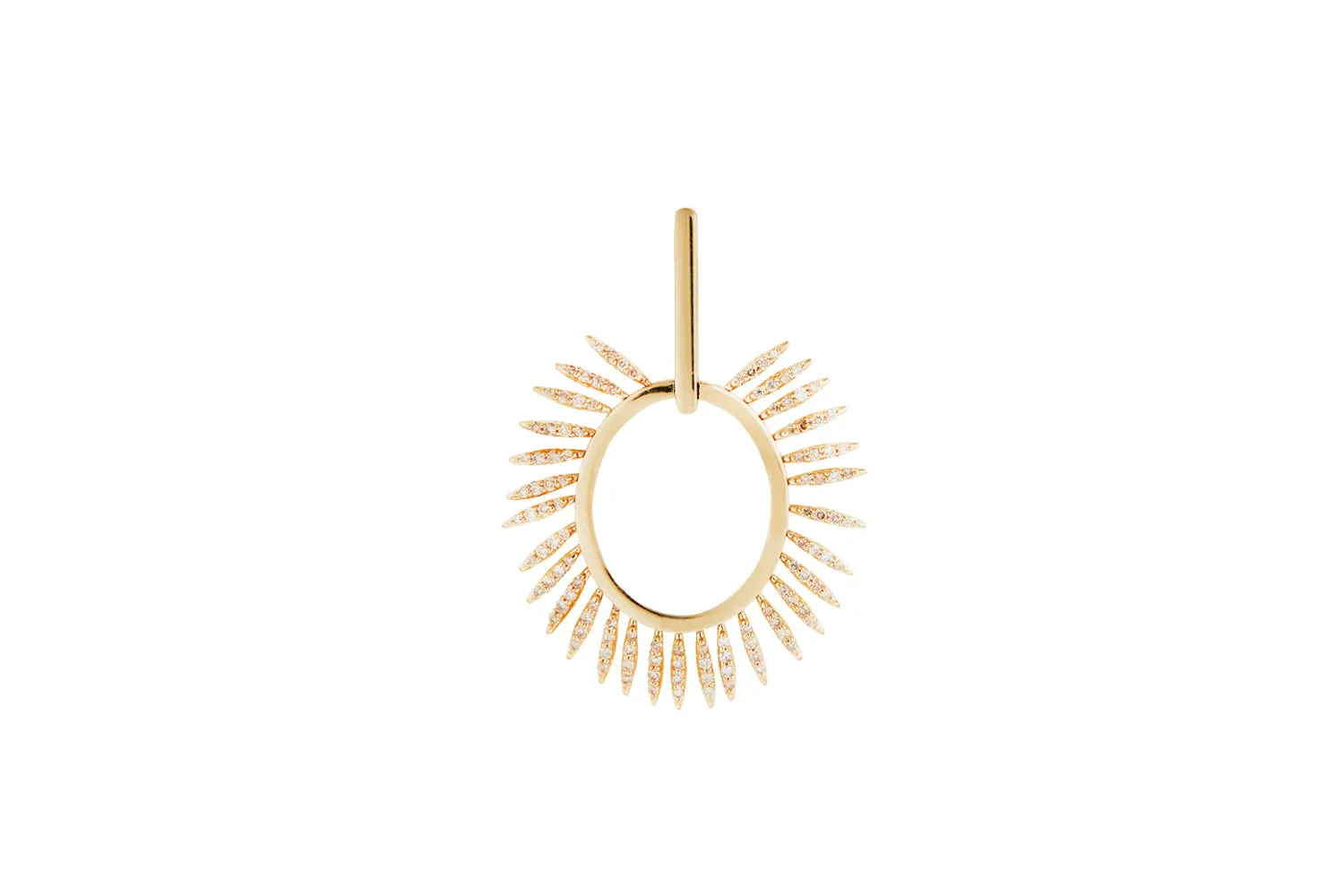 Grass small sunny earrings