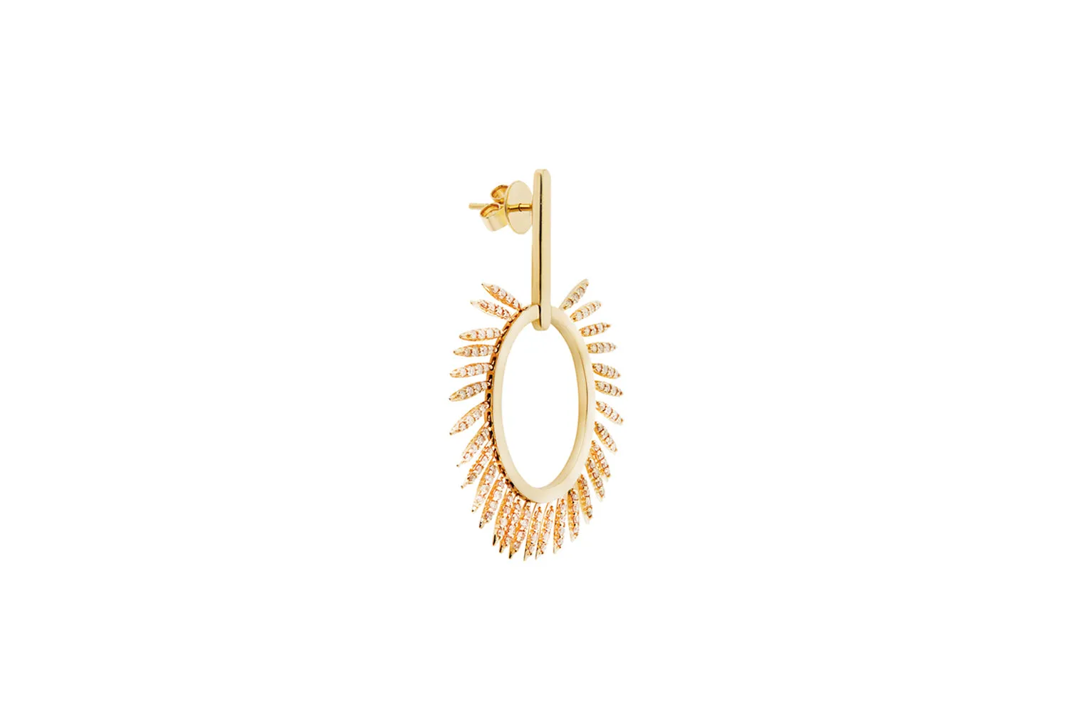 Grass small sunny earrings