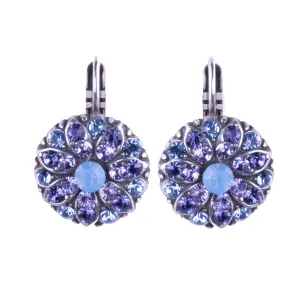 Guardian Angel Leverback Earrings in "Lavender Fields" *Custom*