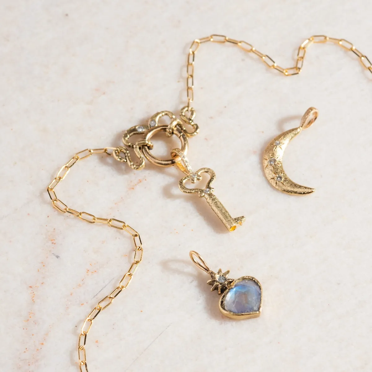 Guided Heart Pendant Charm