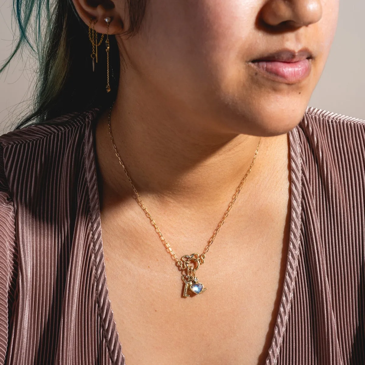 Guided Heart Pendant Charm