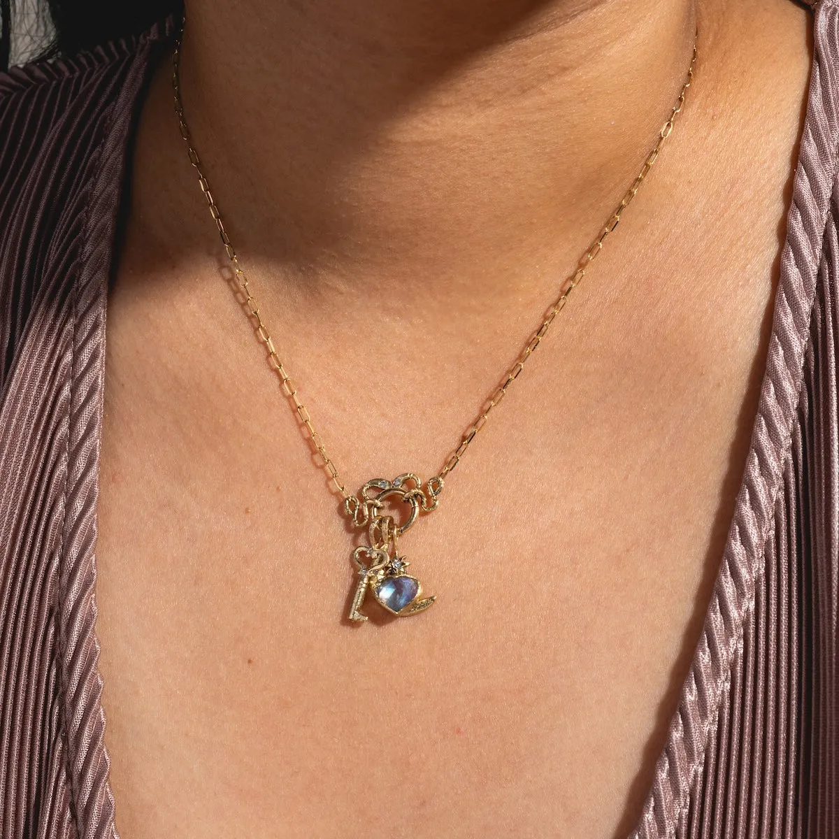 Guided Heart Pendant Charm