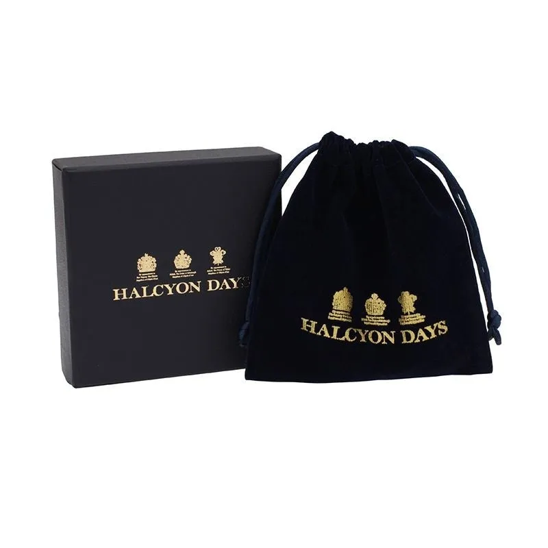 Halcyon Days "Bee Deep Cobalt & Gold" Bangle