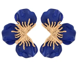Half Flower Earrings