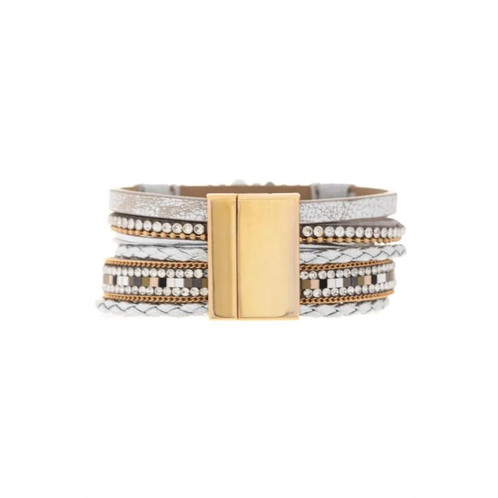 Heart Of Gold Beaded Bracelet