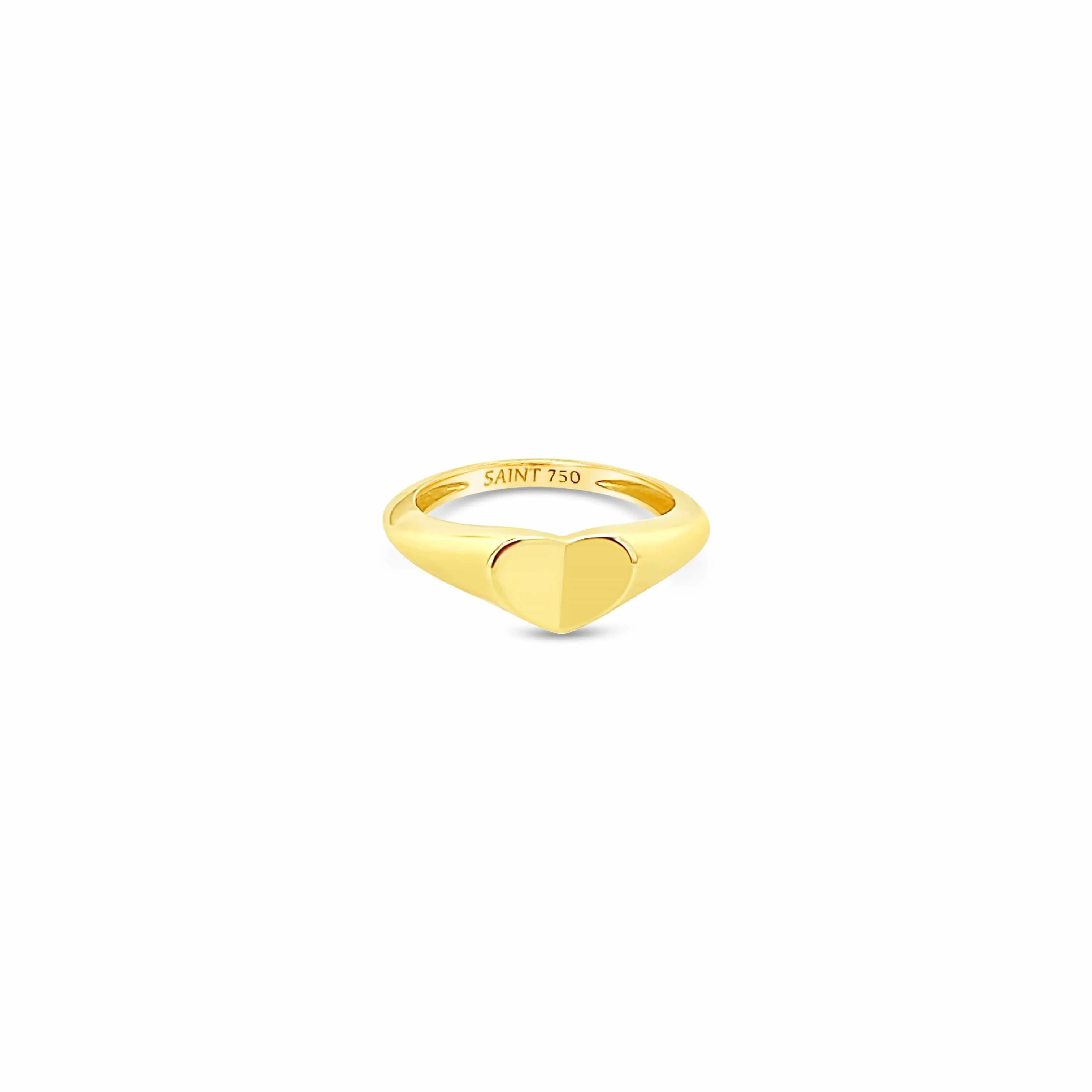 Itsy Bitsy 18k Gold Sanguine Heart Ring