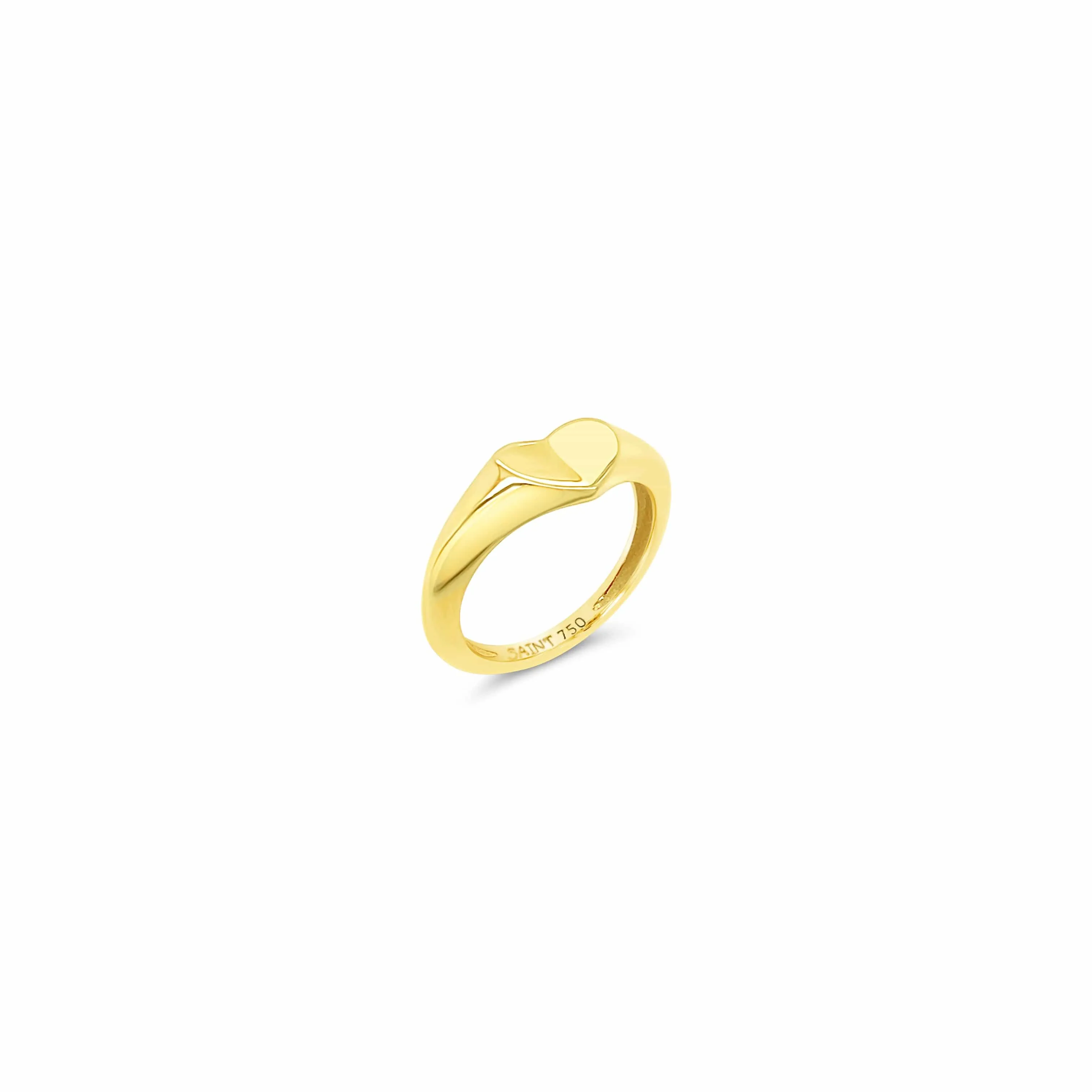 Itsy Bitsy 18k Gold Sanguine Heart Ring