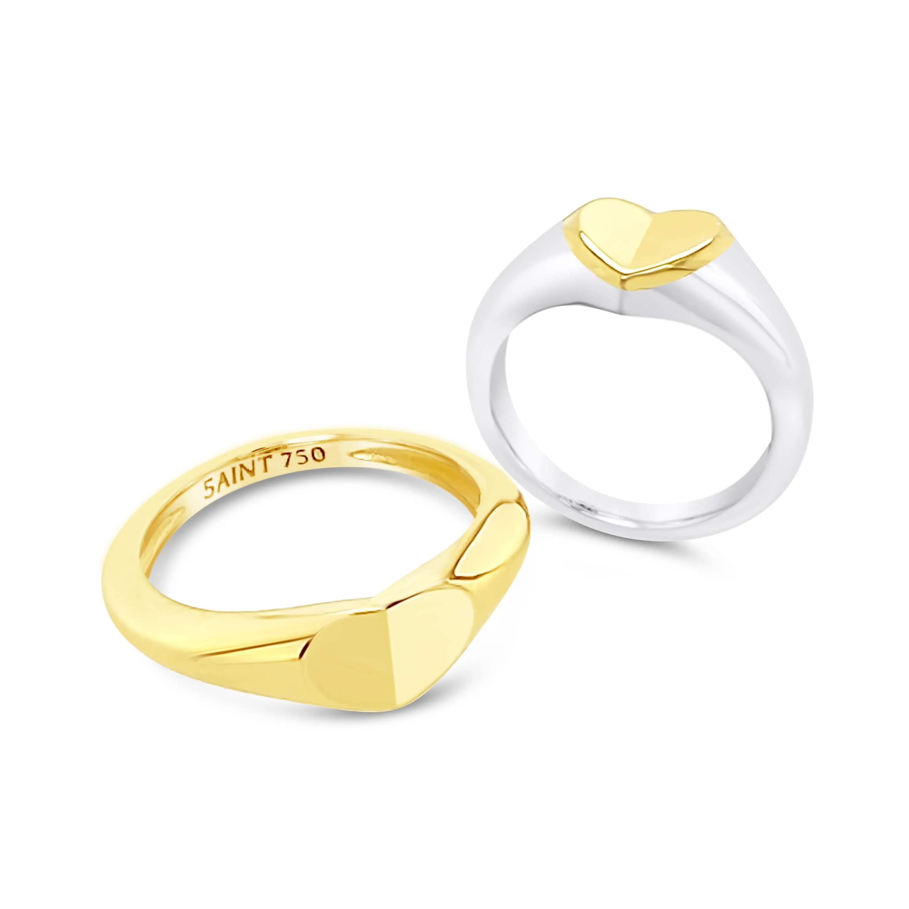 Itsy Bitsy 18k Gold Sanguine Heart Ring