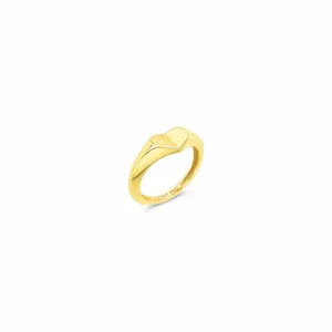 Itsy Bitsy 18k Gold Sanguine Heart Ring