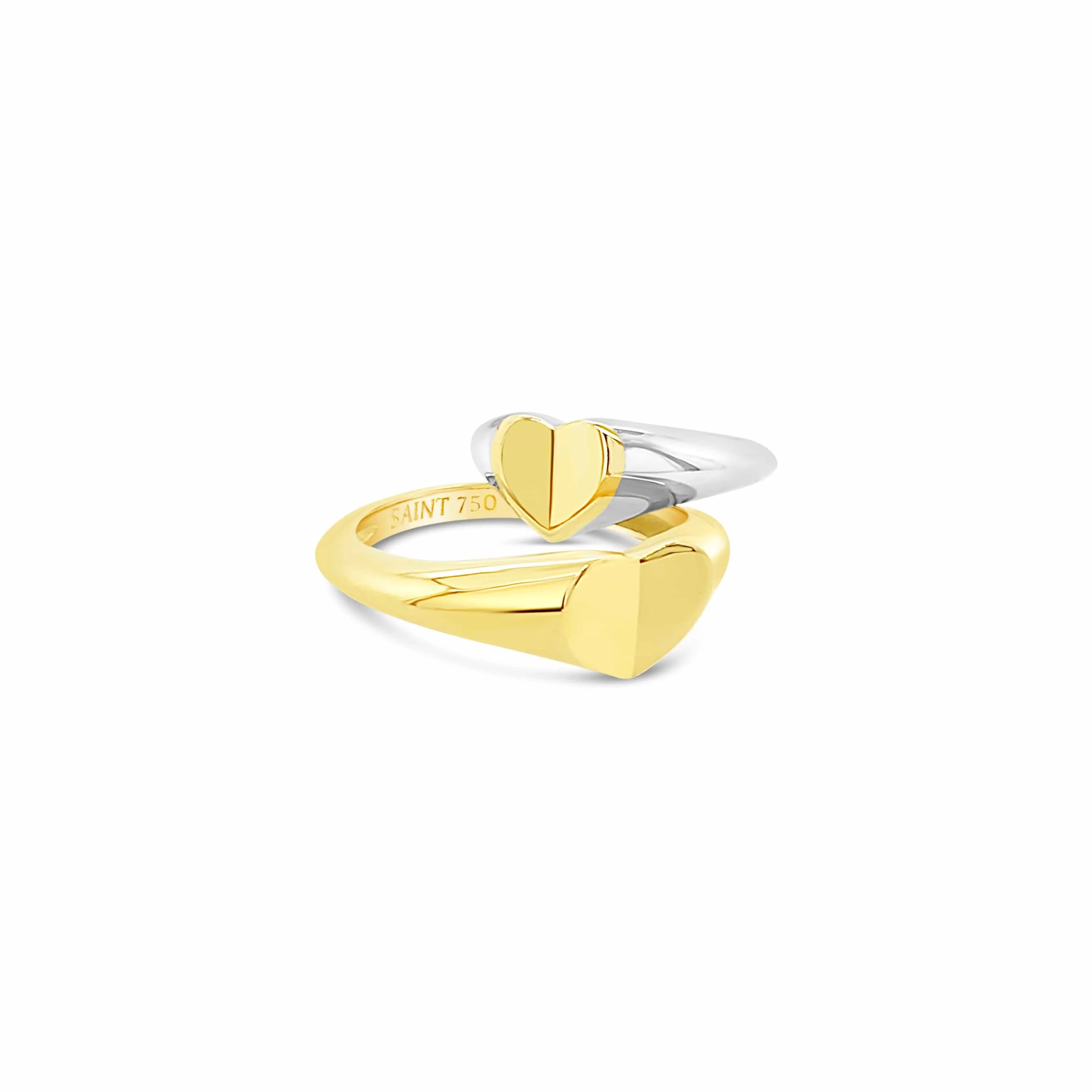 Itsy Bitsy 18k Gold Sanguine Heart Ring