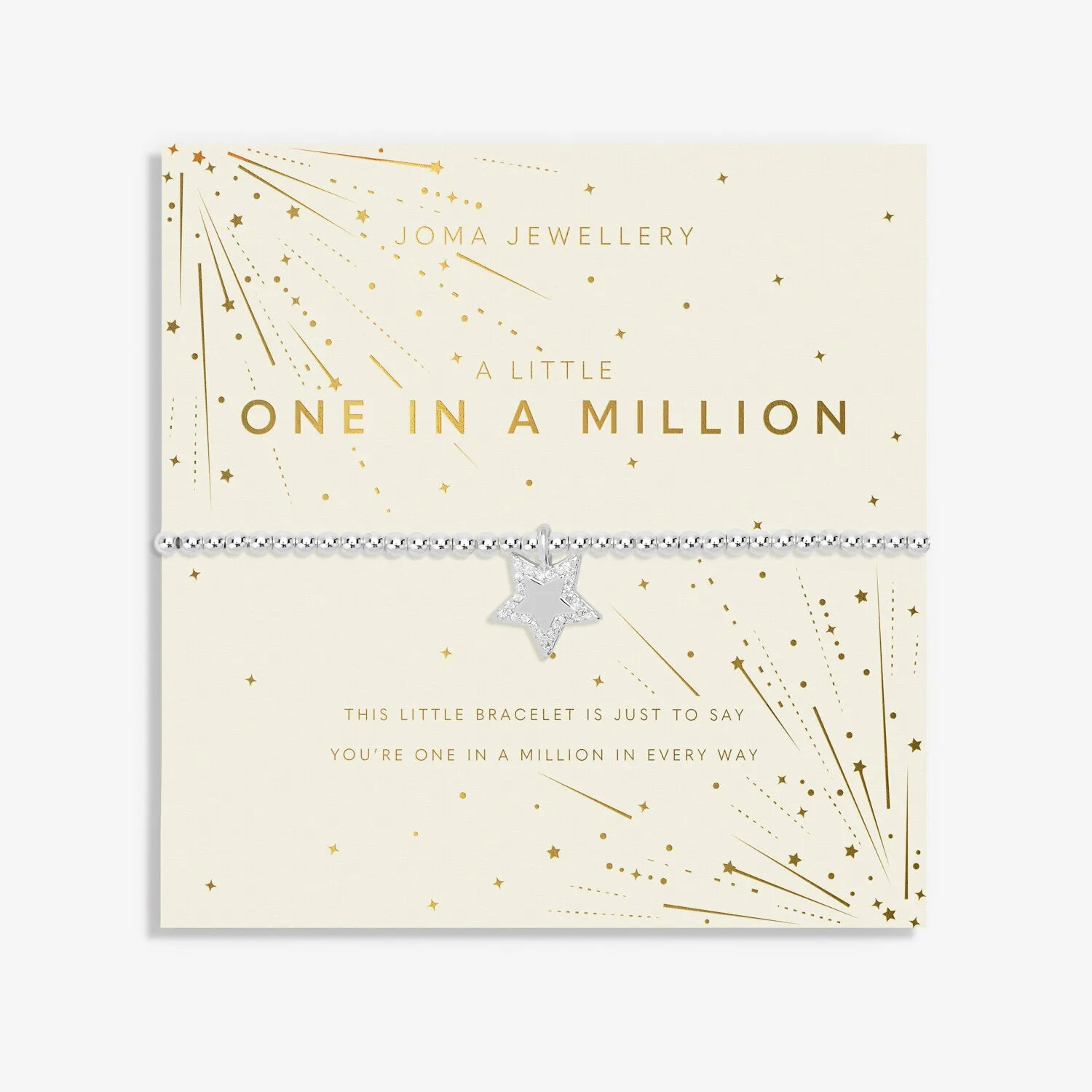 Joma Jewellery Silver Plated A Little Christmas 'One in a Million' Bracelet