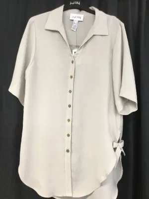 Joseph Ribkoff Button Blouse  Moonstone 222265