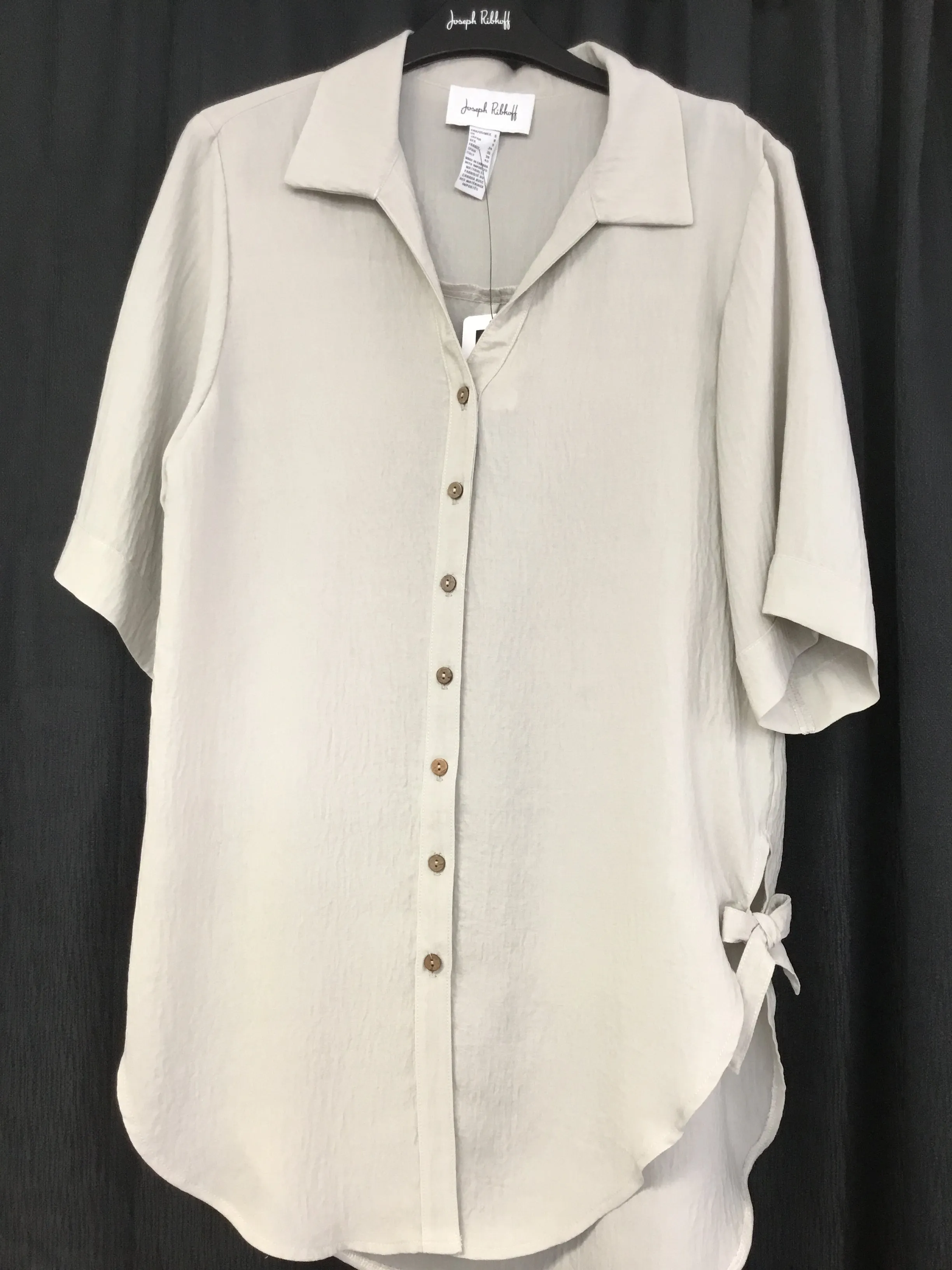 Joseph Ribkoff Button Blouse  Moonstone 222265