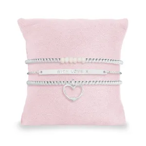 Katie Loxton OCCASION GIFT BOX TIE THE KNOT BRACELETS