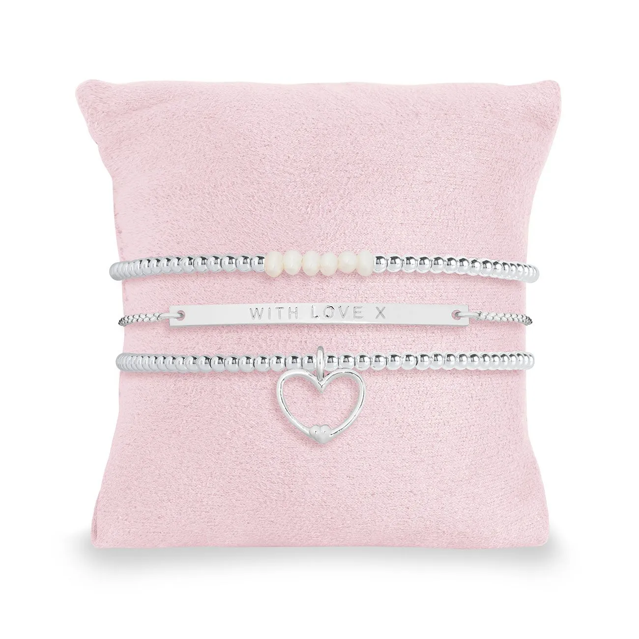 Katie Loxton OCCASION GIFT BOX TIE THE KNOT BRACELETS