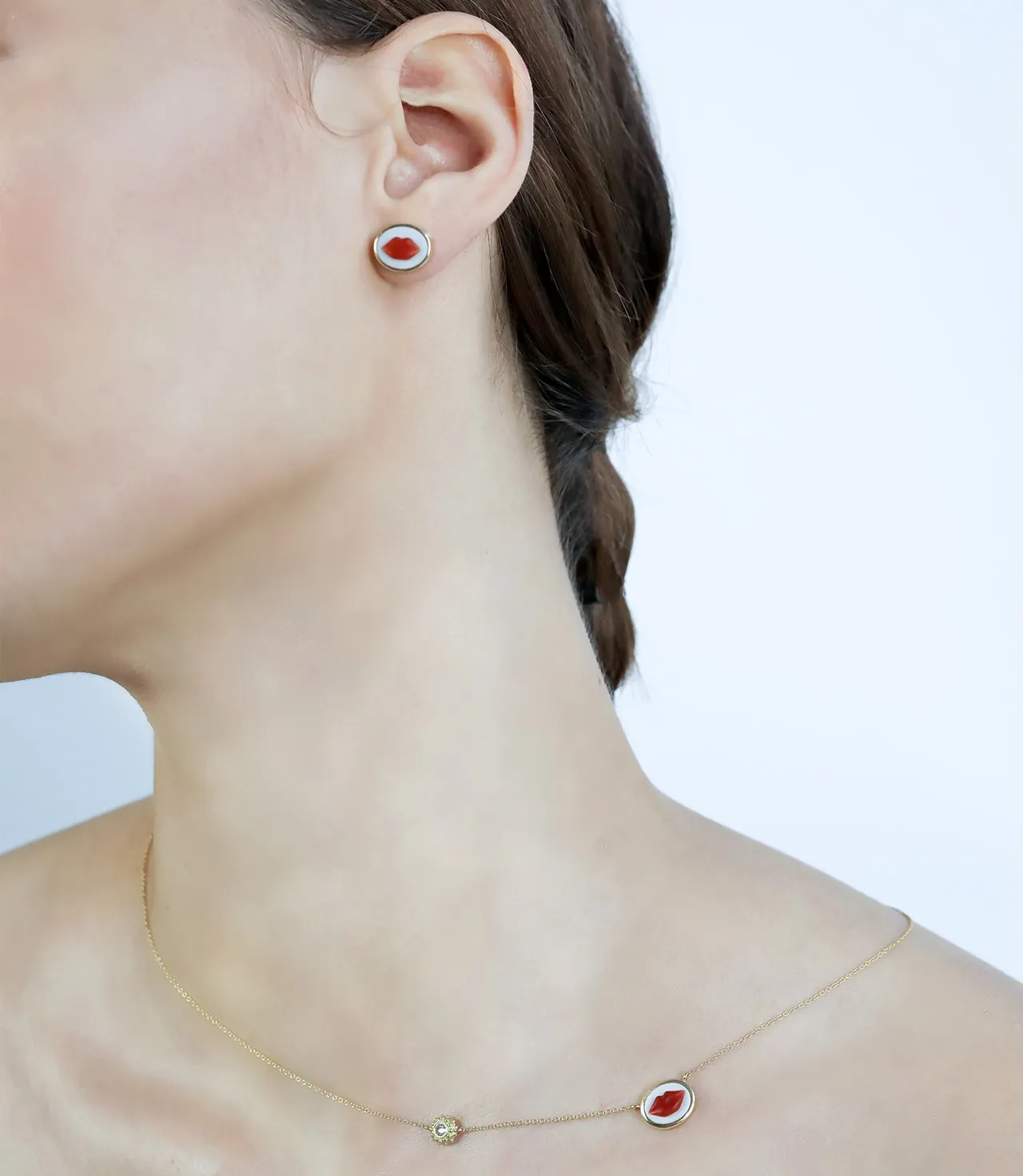 Lady is a Tramp Stud Earrings