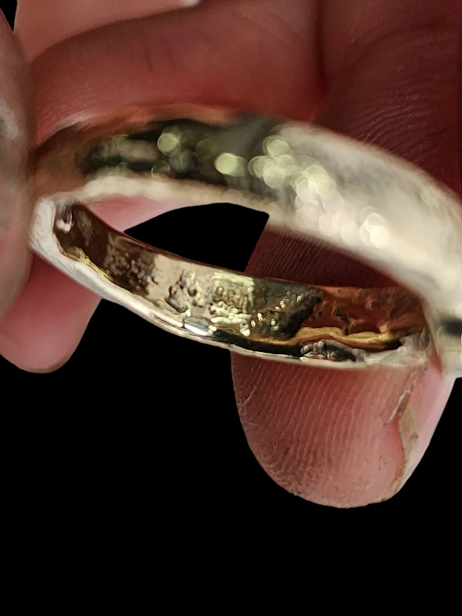 Lightning Ridge Opal ring - Gold