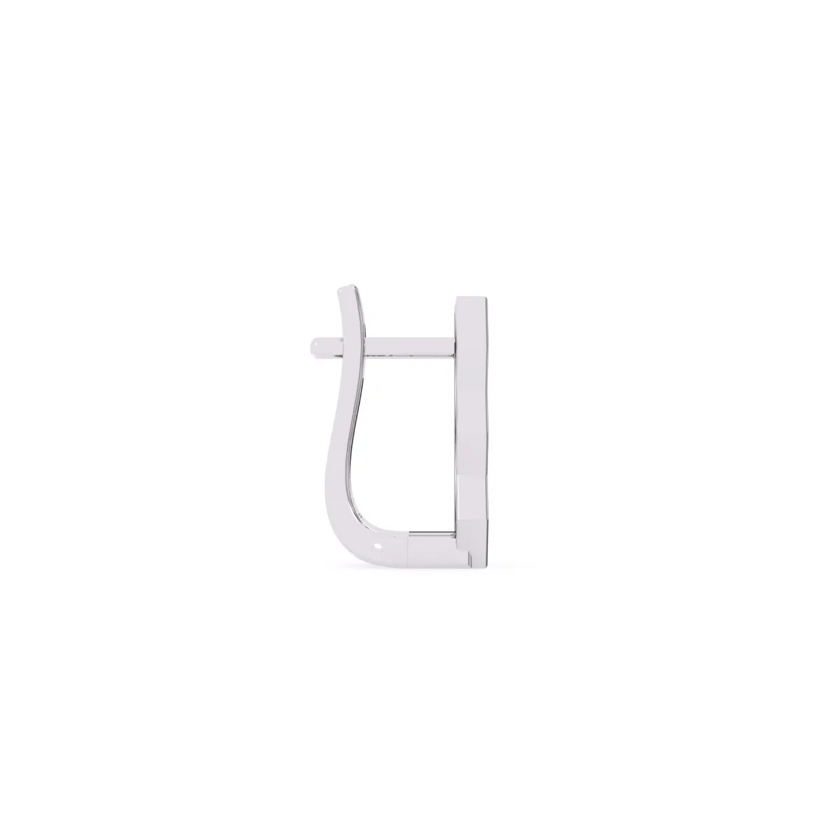 Luxurious Bar Diamond Hoop Earrings