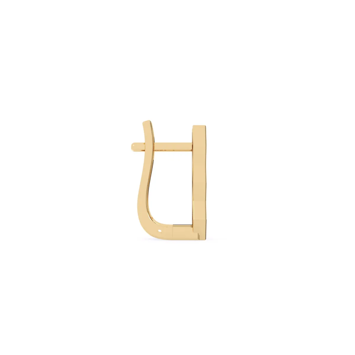 Luxurious Bar Diamond Hoop Earrings
