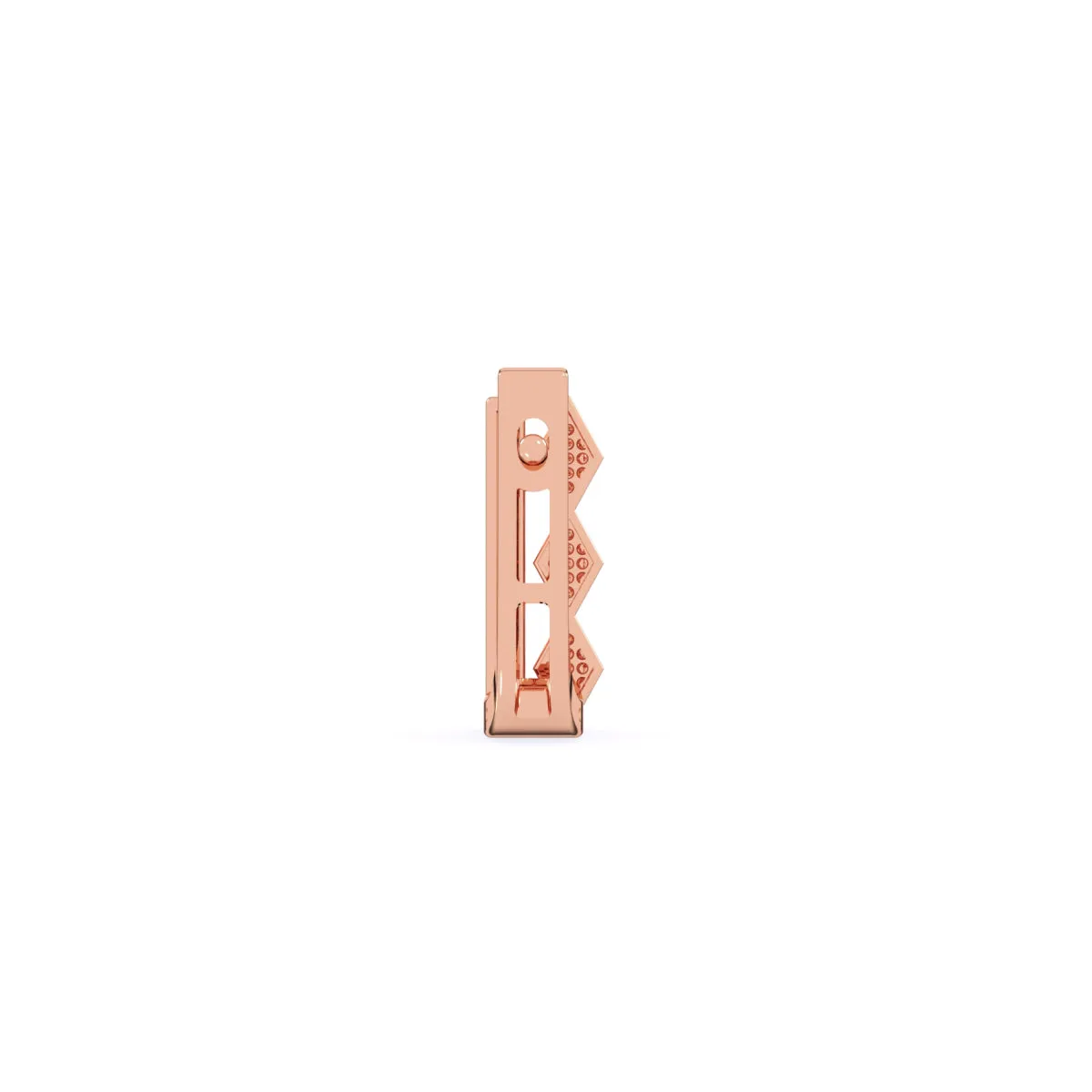 Luxurious Bar Diamond Hoop Earrings