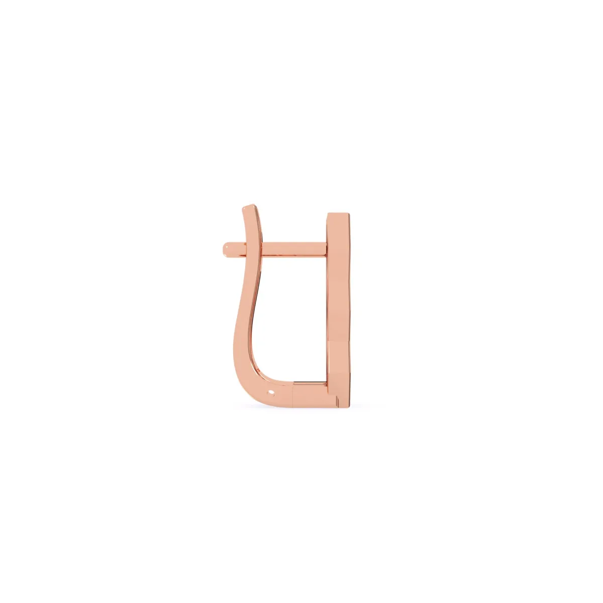 Luxurious Bar Diamond Hoop Earrings
