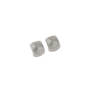 Luxurious European & American High-End Metal Texture Nail Earrings