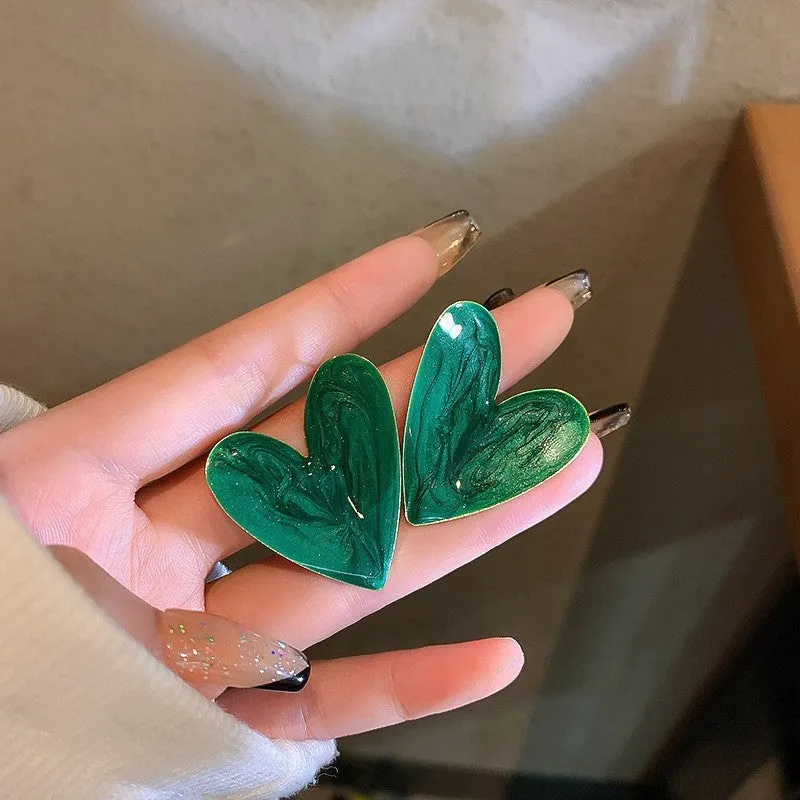 Luxurious Pleated Circle Geometric Plastic Electroplating Earrings