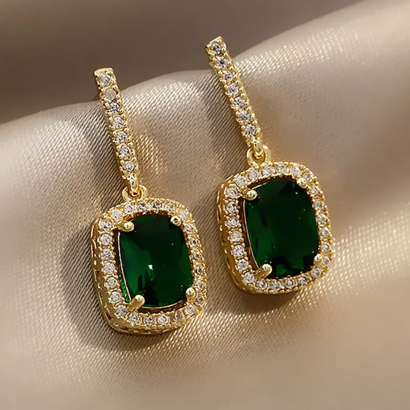 Luxurious Pleated Circle Geometric Plastic Electroplating Earrings