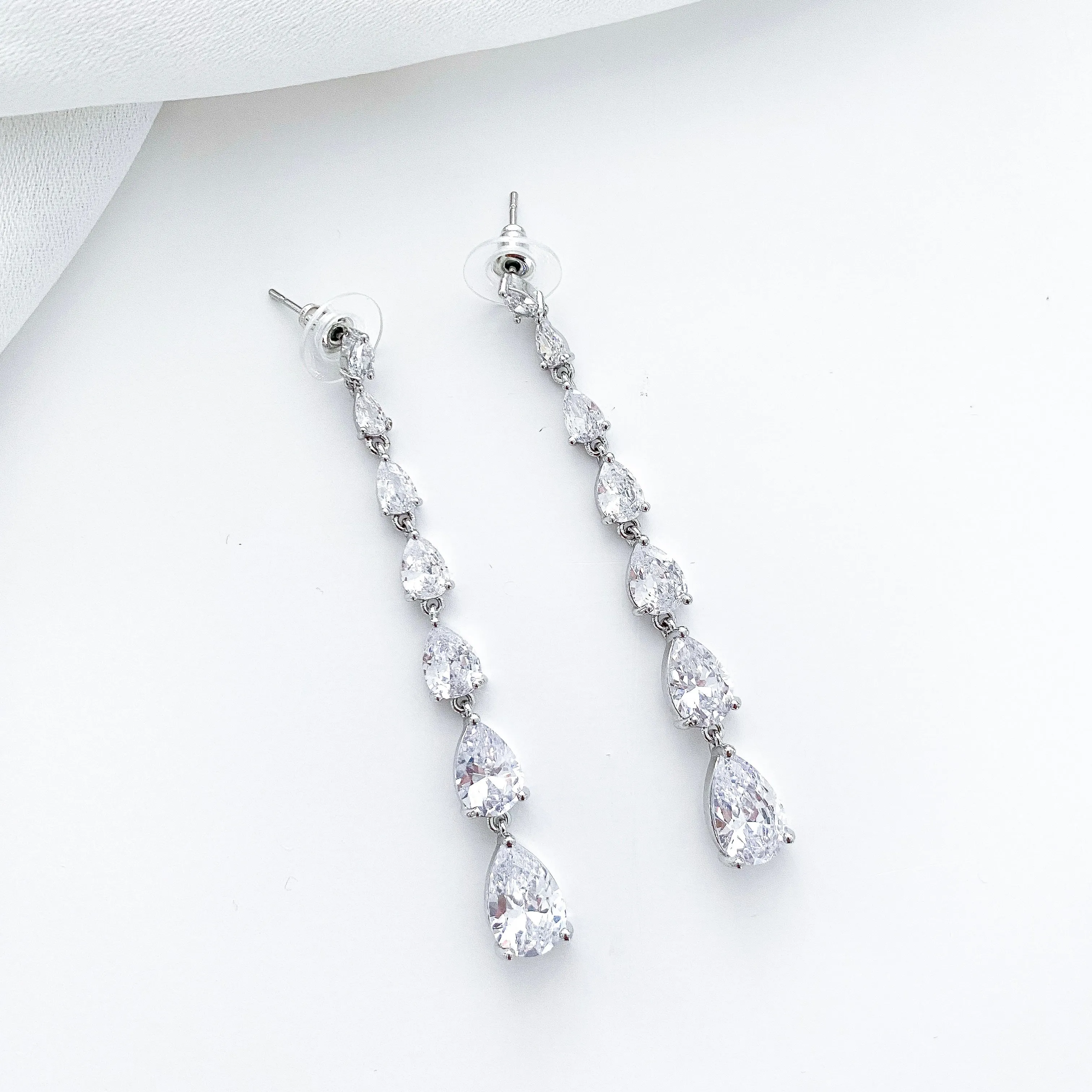 Luxury Water Drop Crystal Earrings