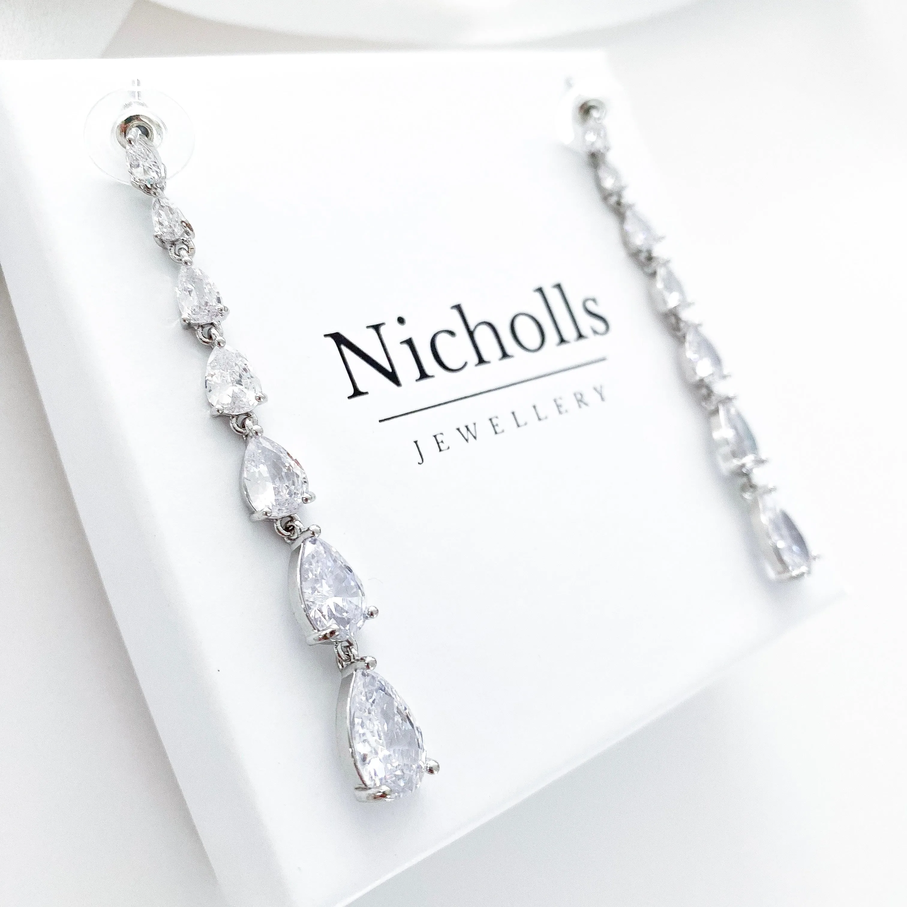 Luxury Water Drop Crystal Earrings