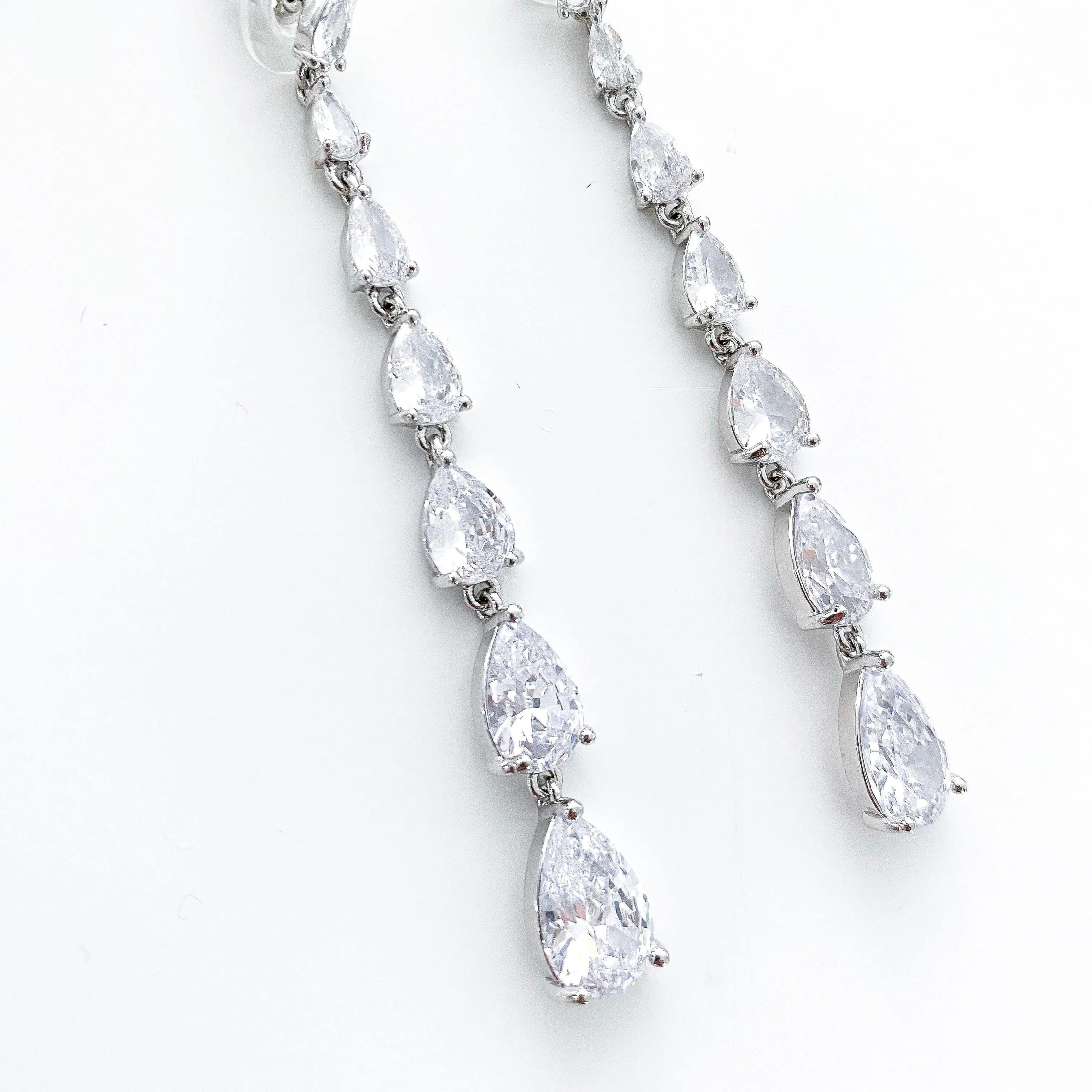 Luxury Water Drop Crystal Earrings