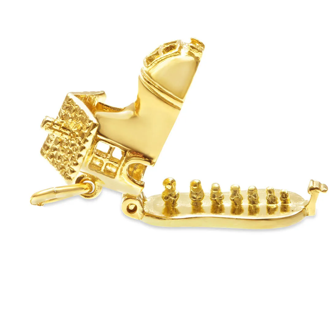 Magical Charm | Boot - Family - Gold