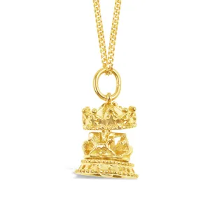Magical Charm Necklace | Carousel - Happiness - Gold
