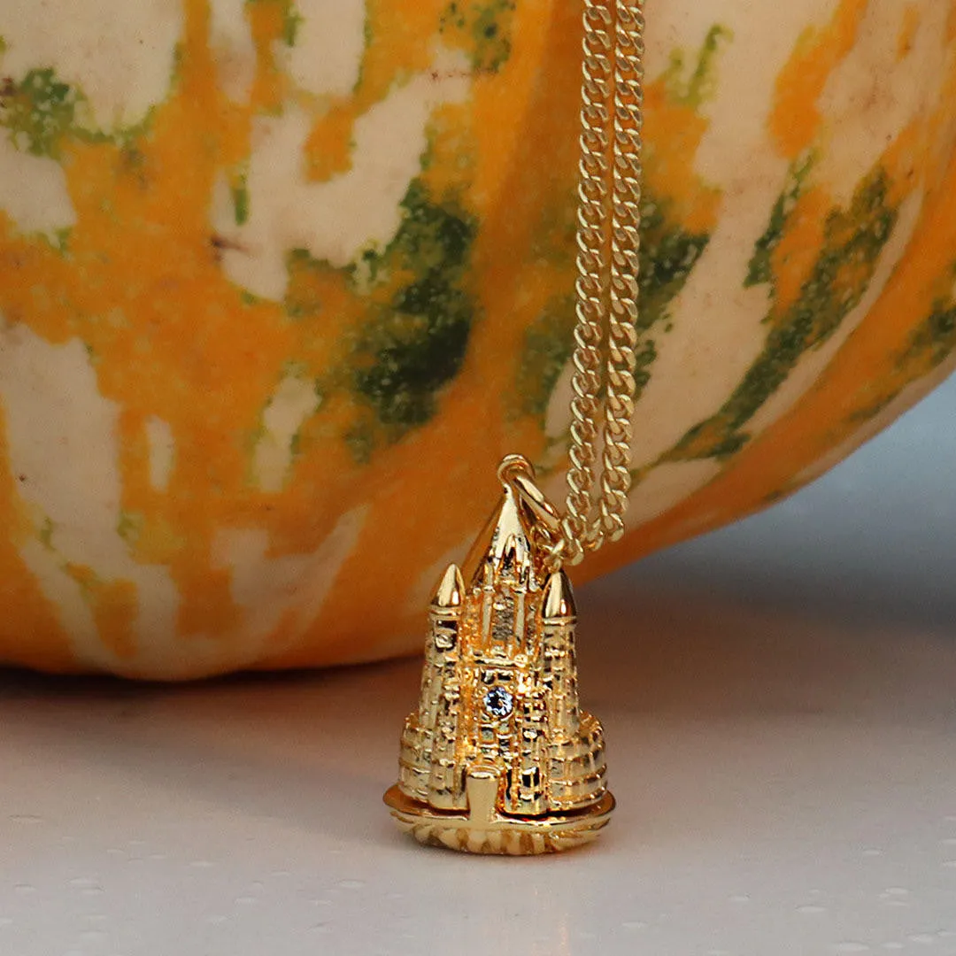 Magical Charm Necklace | Castle - Home - Gold