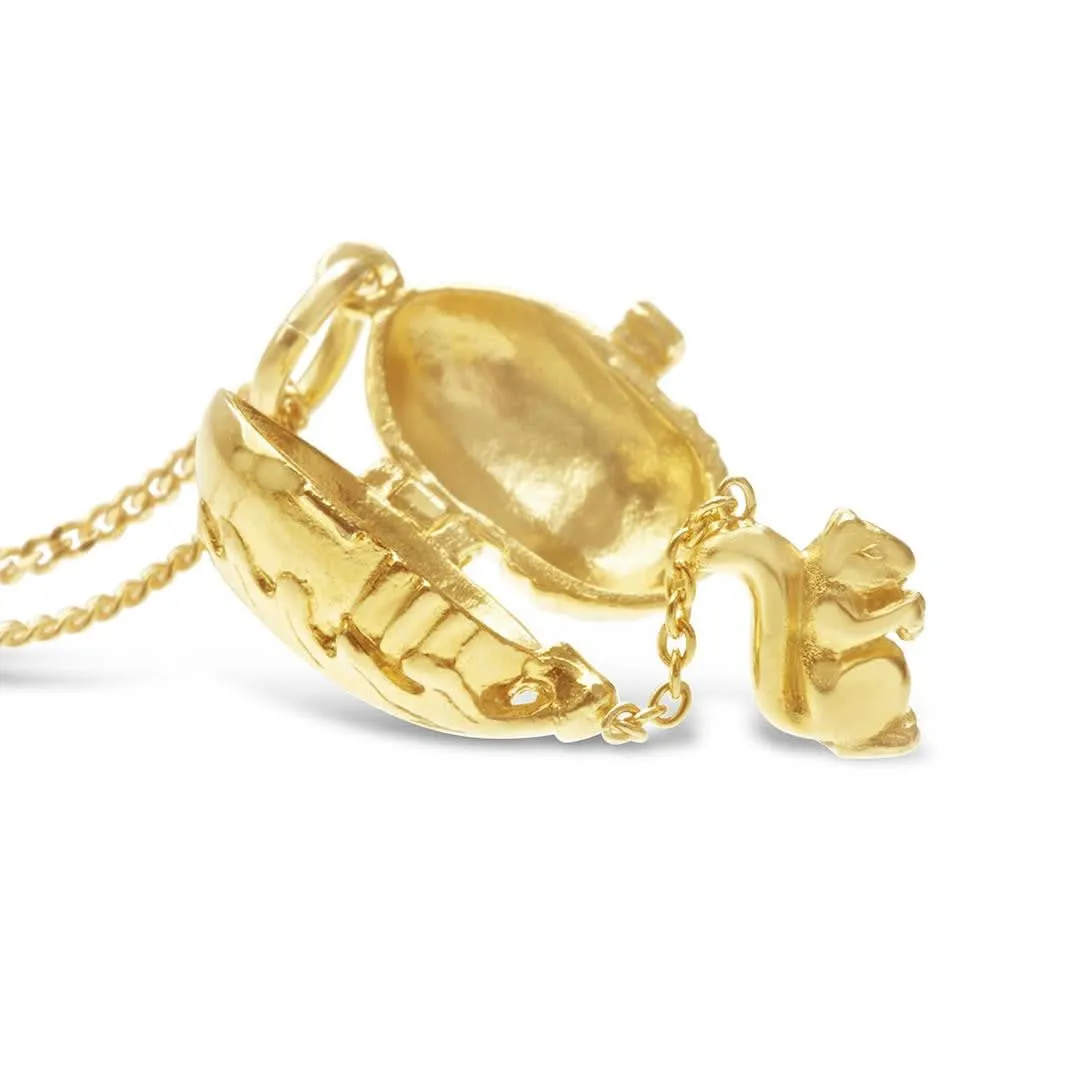 Magical Charm Necklace | Squirrel - Friendship - Gold