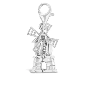 Magical Charm | Windmill - Peace - Silver