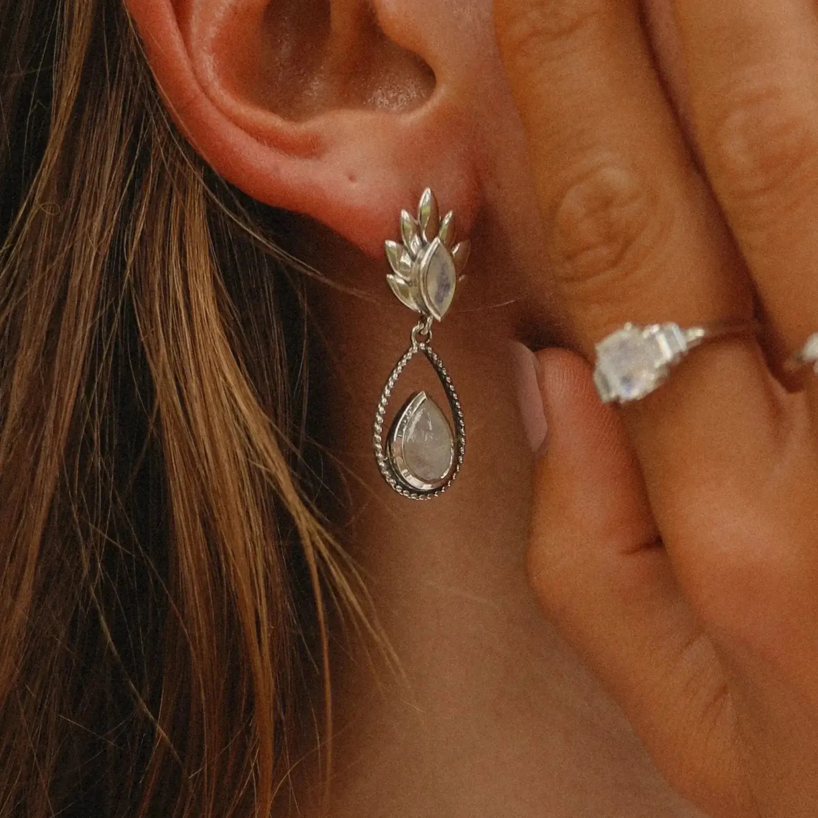 Magical Moonstone Earrings